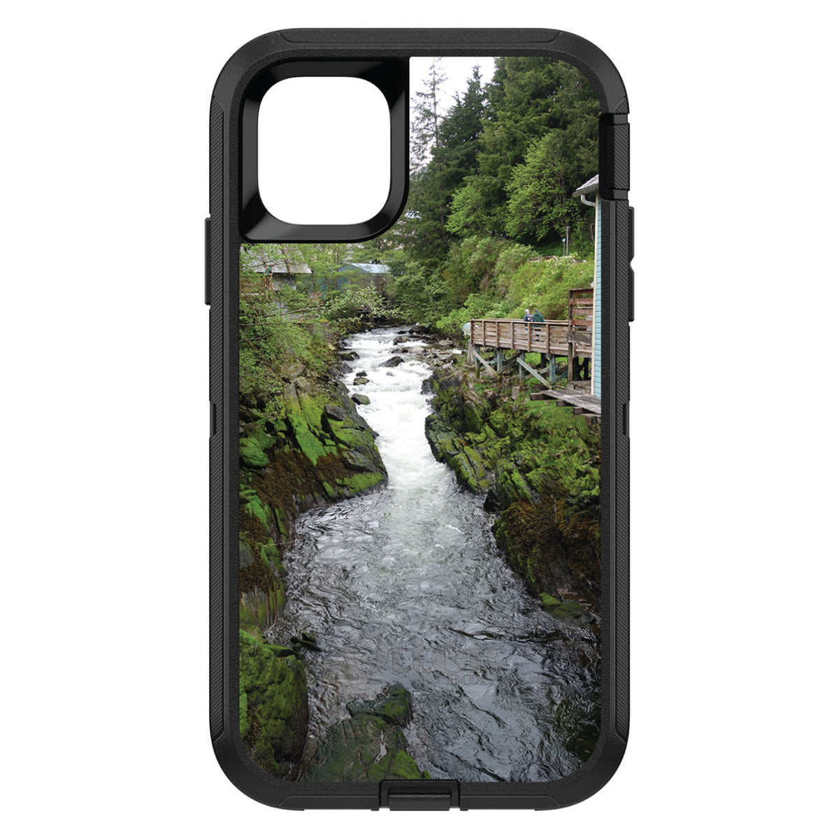 Ketchikan Alaska Stream OtterBox Defender Case for iPhone & Galaxy, view 2
