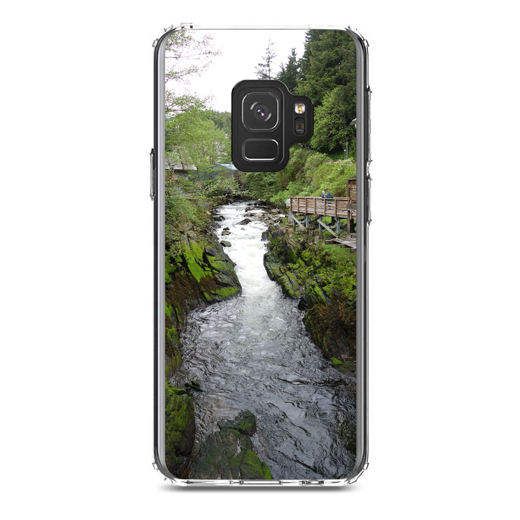 Ketchikan Alaska Stream Clear Shockproof iPhone Case, view 19