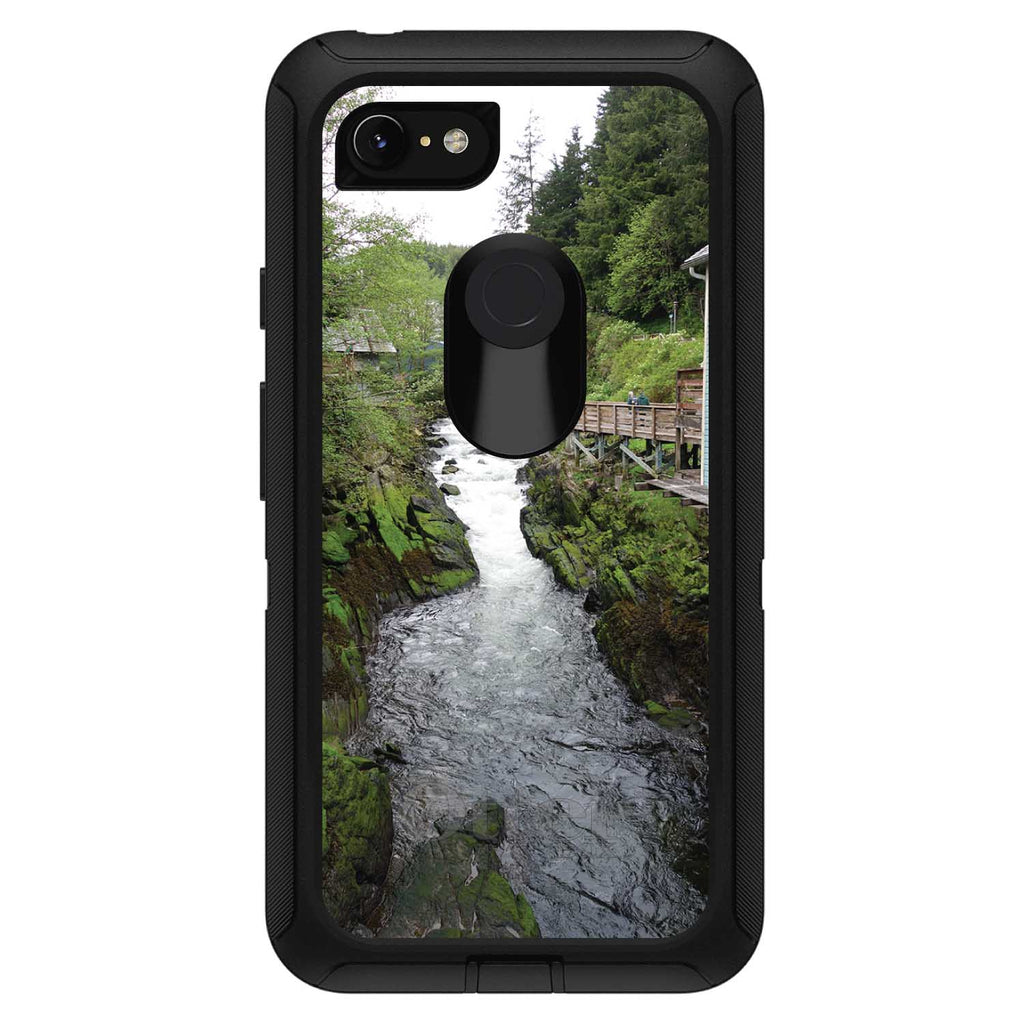Ketchikan Alaska Stream OtterBox Defender Case for iPhone & Galaxy, view 18