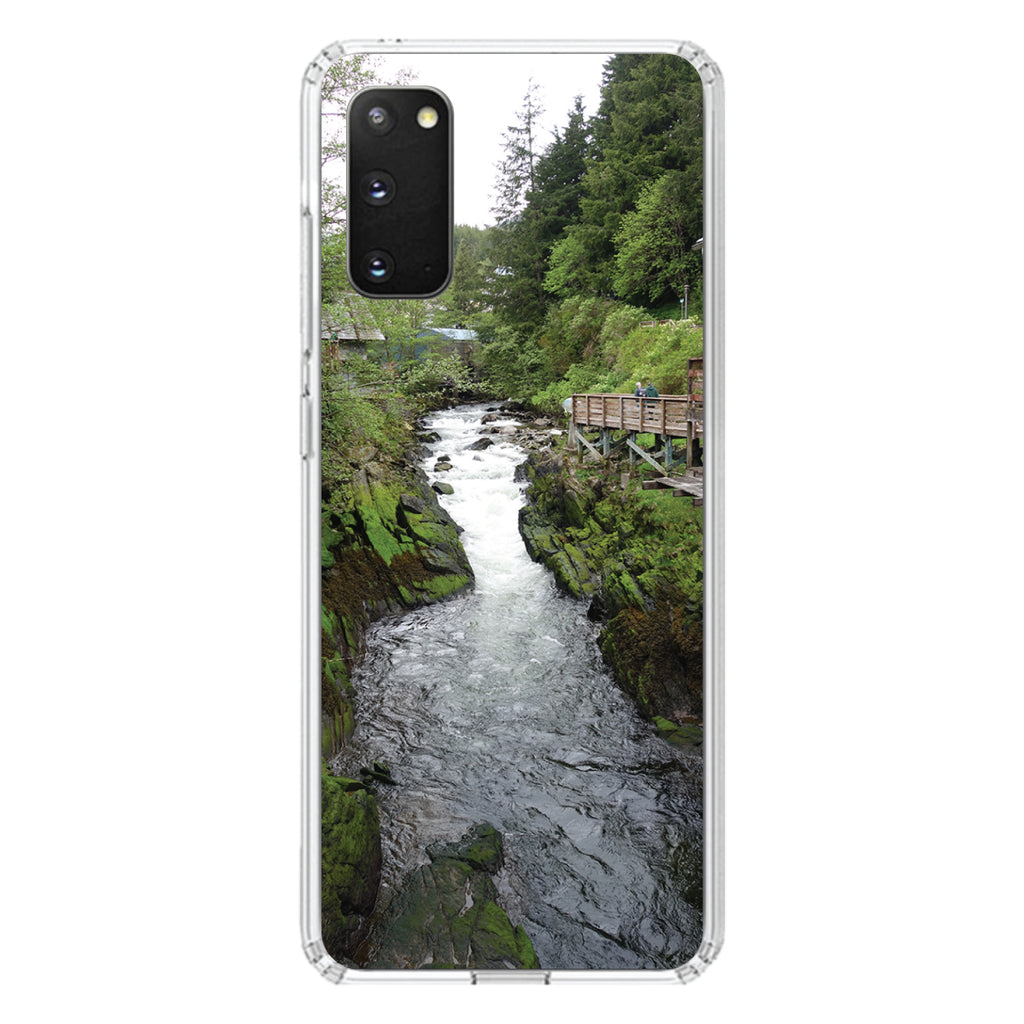 Ketchikan Alaska Stream Clear Shockproof iPhone Case, view 14