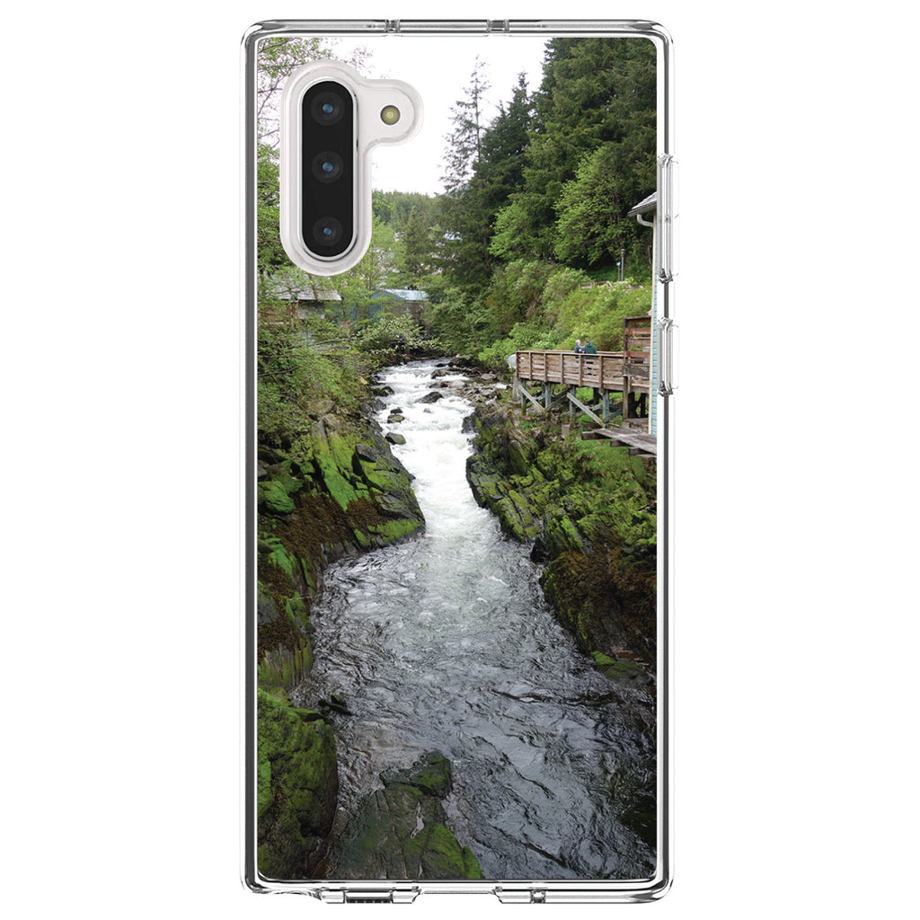 Ketchikan Alaska Stream Clear Shockproof iPhone Case, view 9
