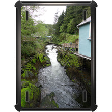 DistinctInk™ OtterBox Defender Series Case for Apple iPad / iPad Pro / iPad Air / iPad Mini - Ketchikan Alaska Stream