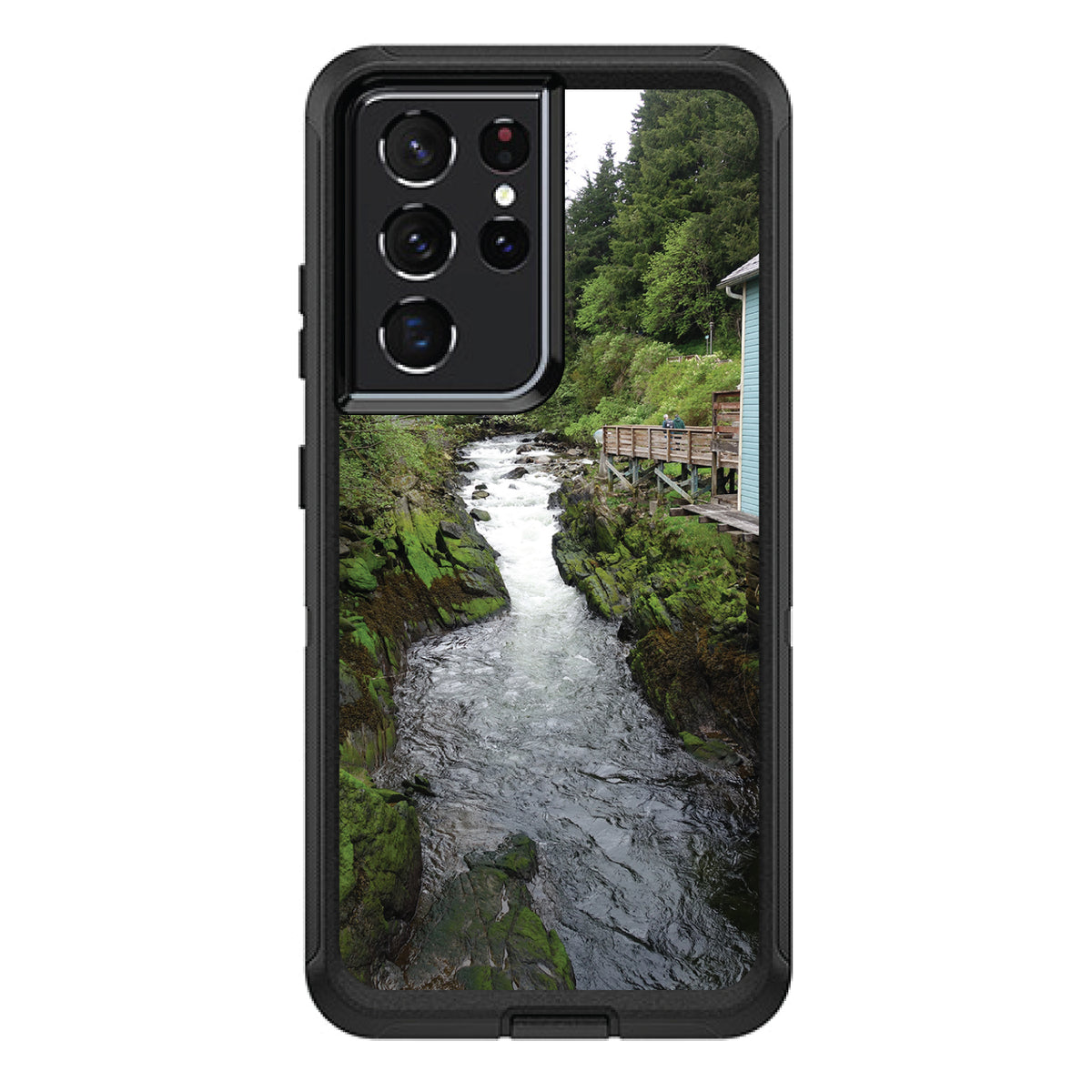 Ketchikan Alaska Stream OtterBox Defender Case for iPhone & Galaxy, view 7