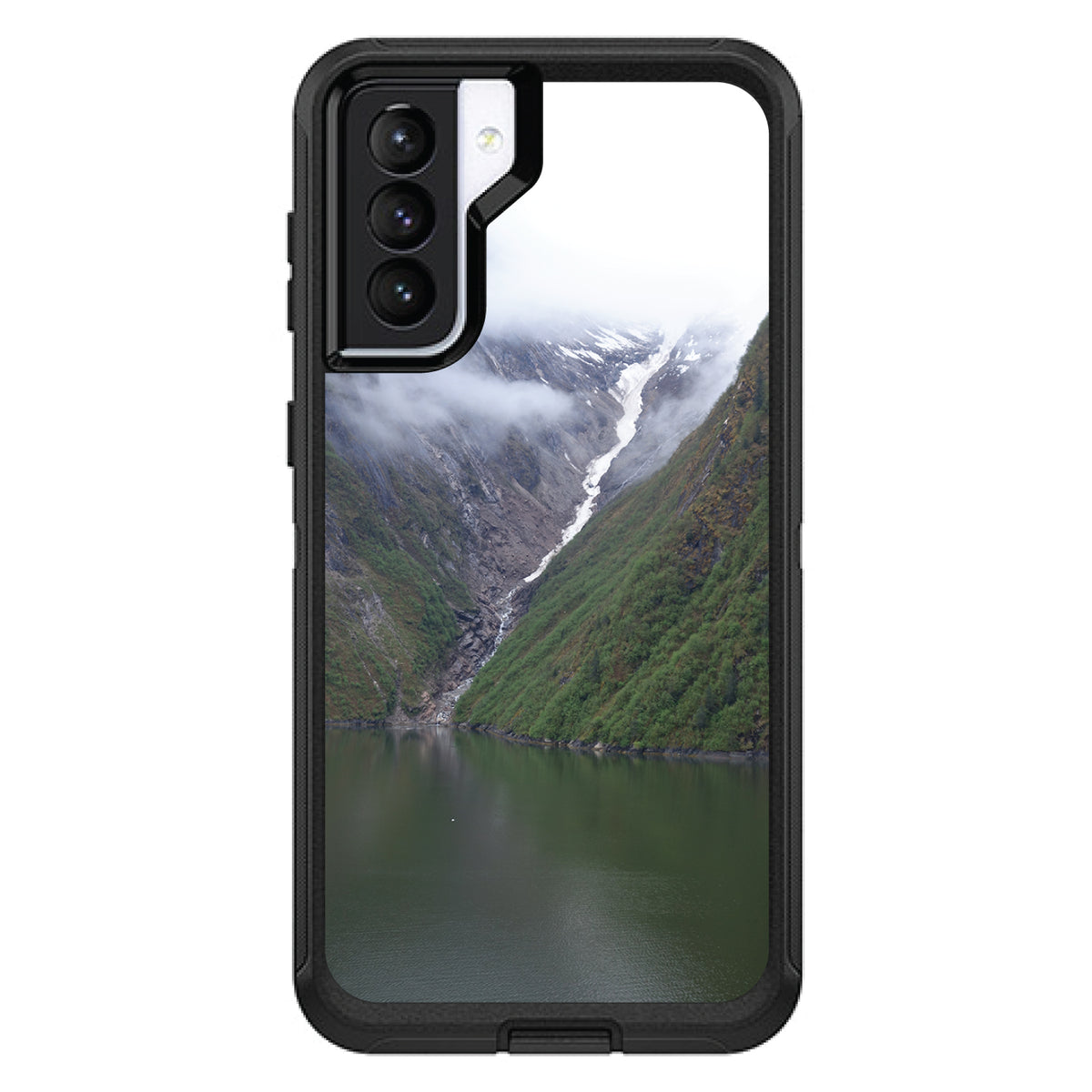 Tracy Arm Fjord Waterfall OtterBox Defender Case for iPhone & Galaxy, view 6