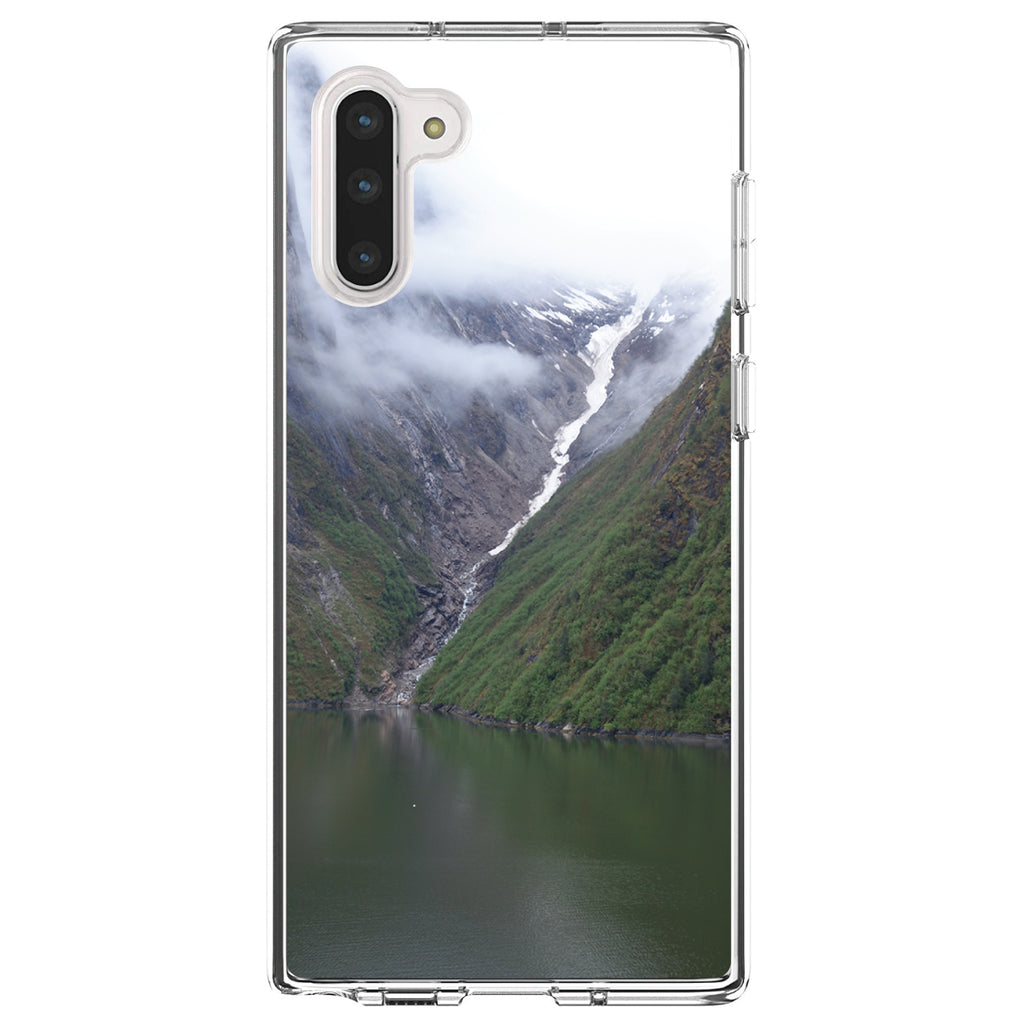 Tracy Arm Fjord Waterfall Clear Shockproof iPhone Case, view 9