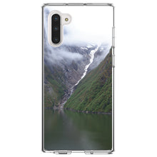 DistinctInk® Clear Shockproof Hybrid Case for Apple iPhone / Samsung Galaxy / Google Pixel - Tracy Arm Fjord Waterfall