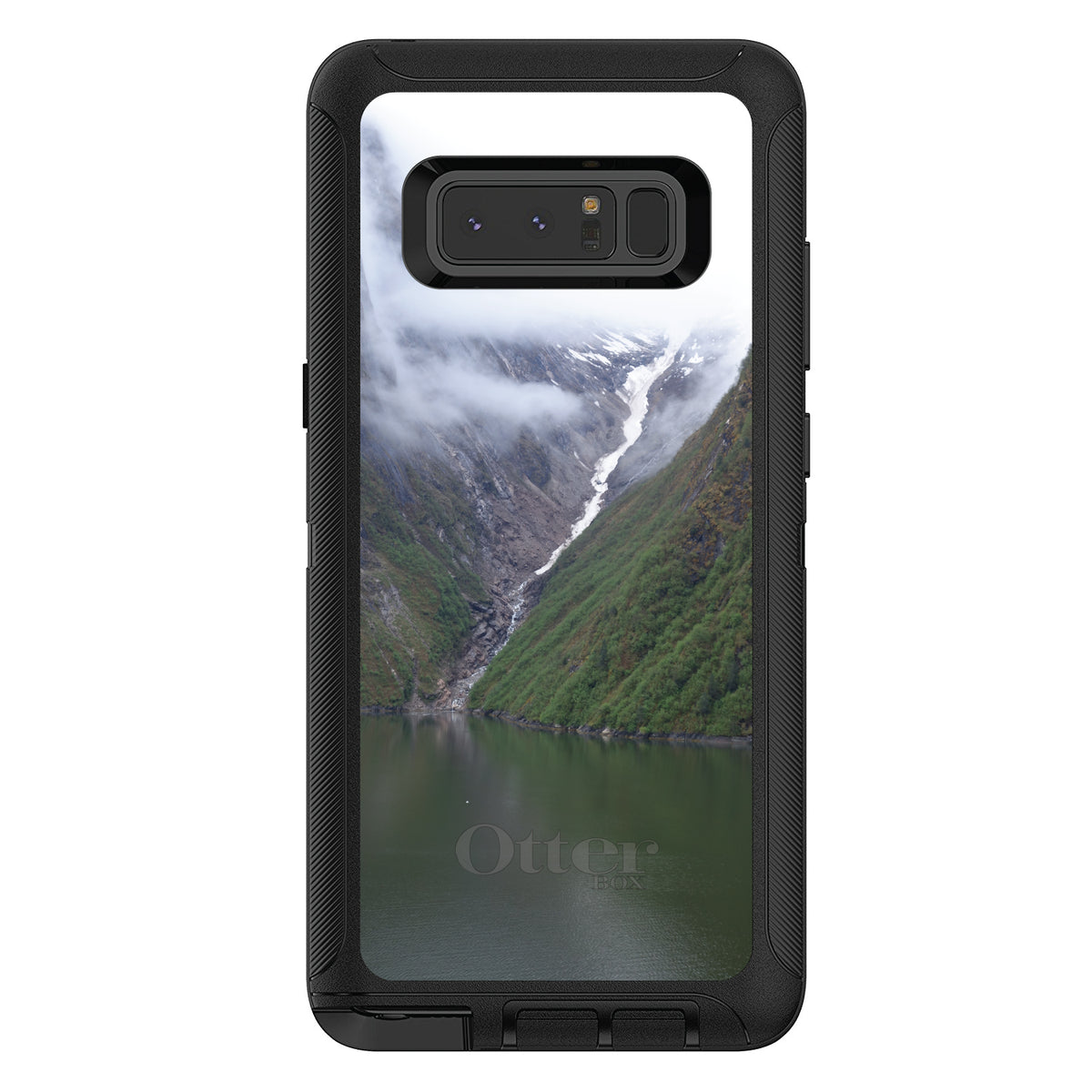 Tracy Arm Fjord Waterfall OtterBox Defender Case for iPhone & Galaxy, view 17