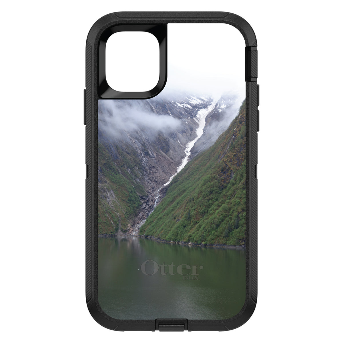 Tracy Arm Fjord Waterfall OtterBox Defender Case for iPhone & Galaxy, view 2