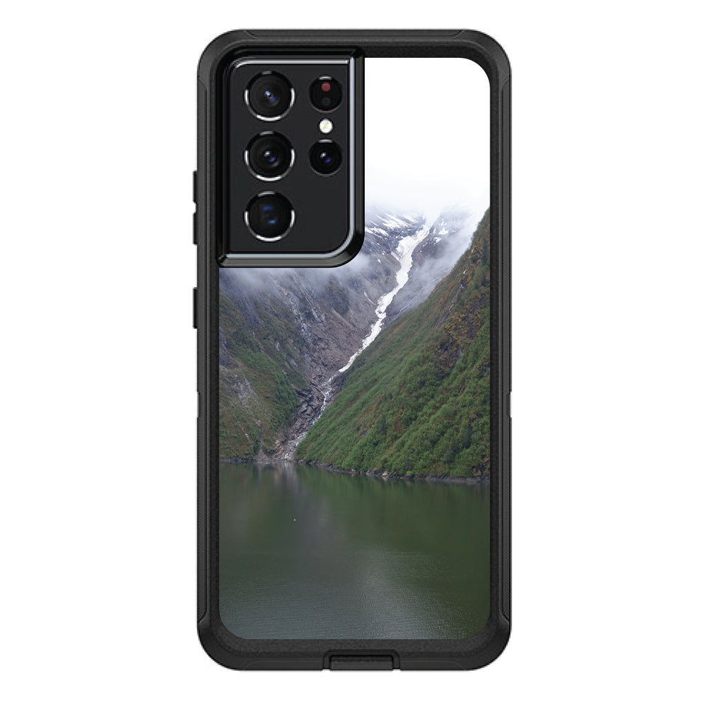 Tracy Arm Fjord Waterfall OtterBox Defender Case for iPhone & Galaxy, view 7