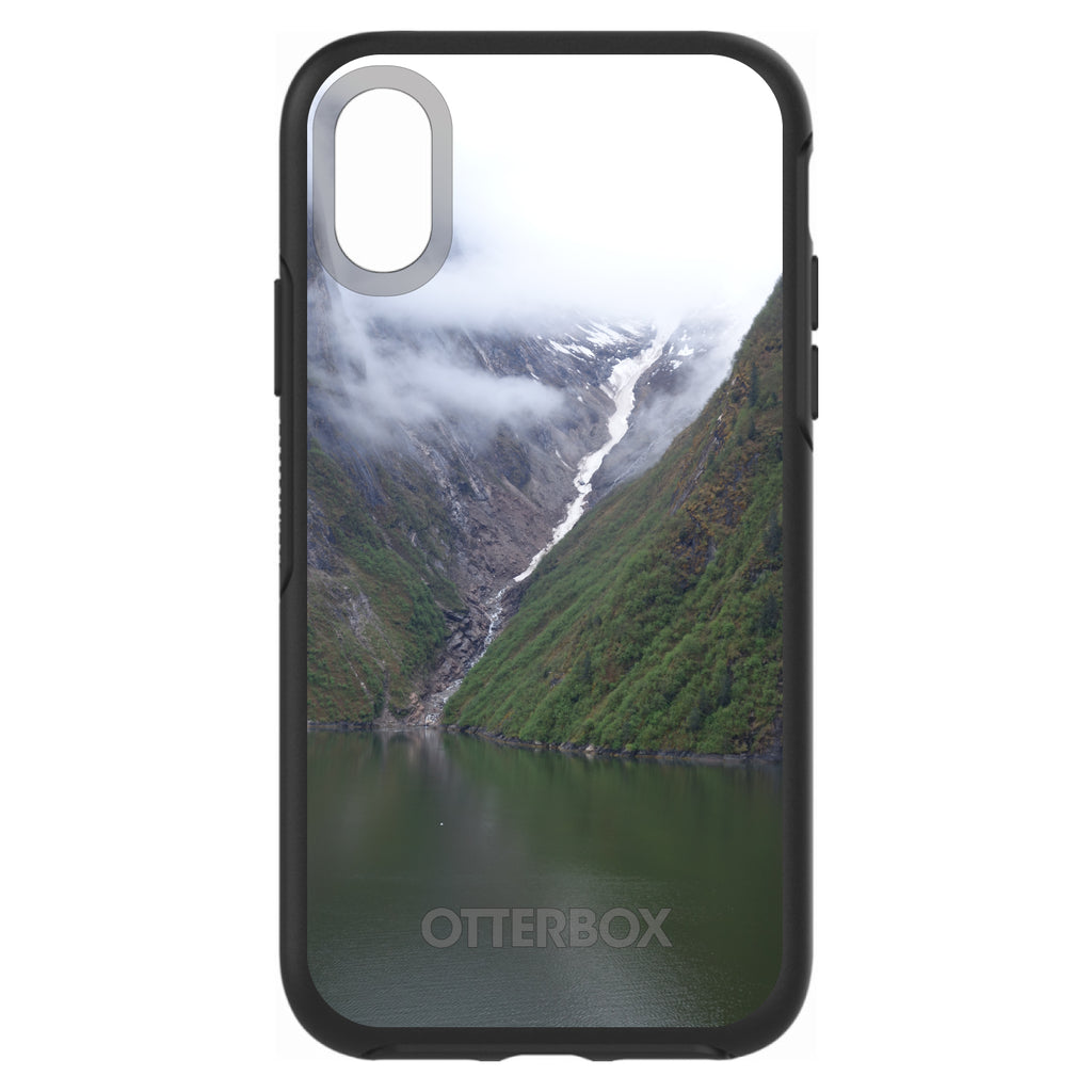 Tracy Arm Fjord Waterfall OtterBox Symmetry Case for iPhone & Galaxy, view 4