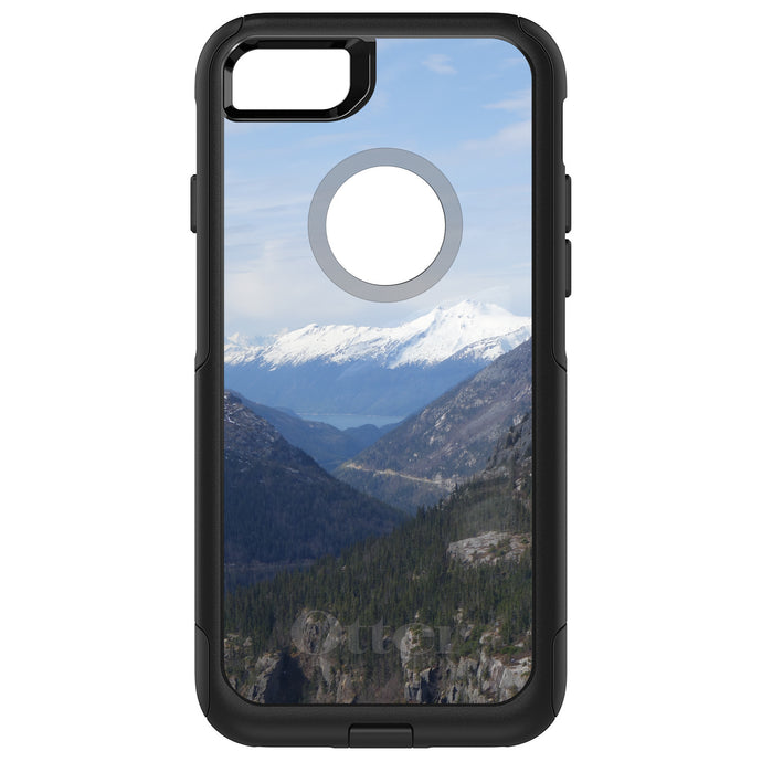 DistinctInk OtterBox Commuter Series Case for Apple iPhone or Samsung Galaxy - Skagway Alaska Mountains
