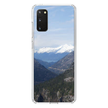DistinctInk® Clear Shockproof Hybrid Case for Apple iPhone / Samsung Galaxy / Google Pixel - Skagway Alaska Mountains