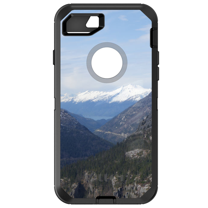 DistinctInk™ OtterBox Defender Series Case for Apple iPhone / Samsung Galaxy / Google Pixel - Skagway Alaska Mountains