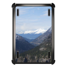 DistinctInk™ OtterBox Defender Series Case for Apple iPad / iPad Pro / iPad Air / iPad Mini - Skagway Alaska Mountains