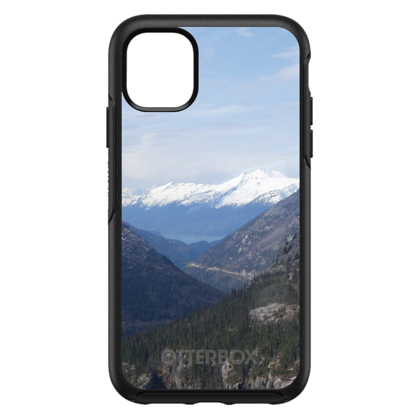DistinctInk™ OtterBox Symmetry Series Case for Apple iPhone / Samsung Galaxy / Google Pixel - Skagway Alaska Mountains