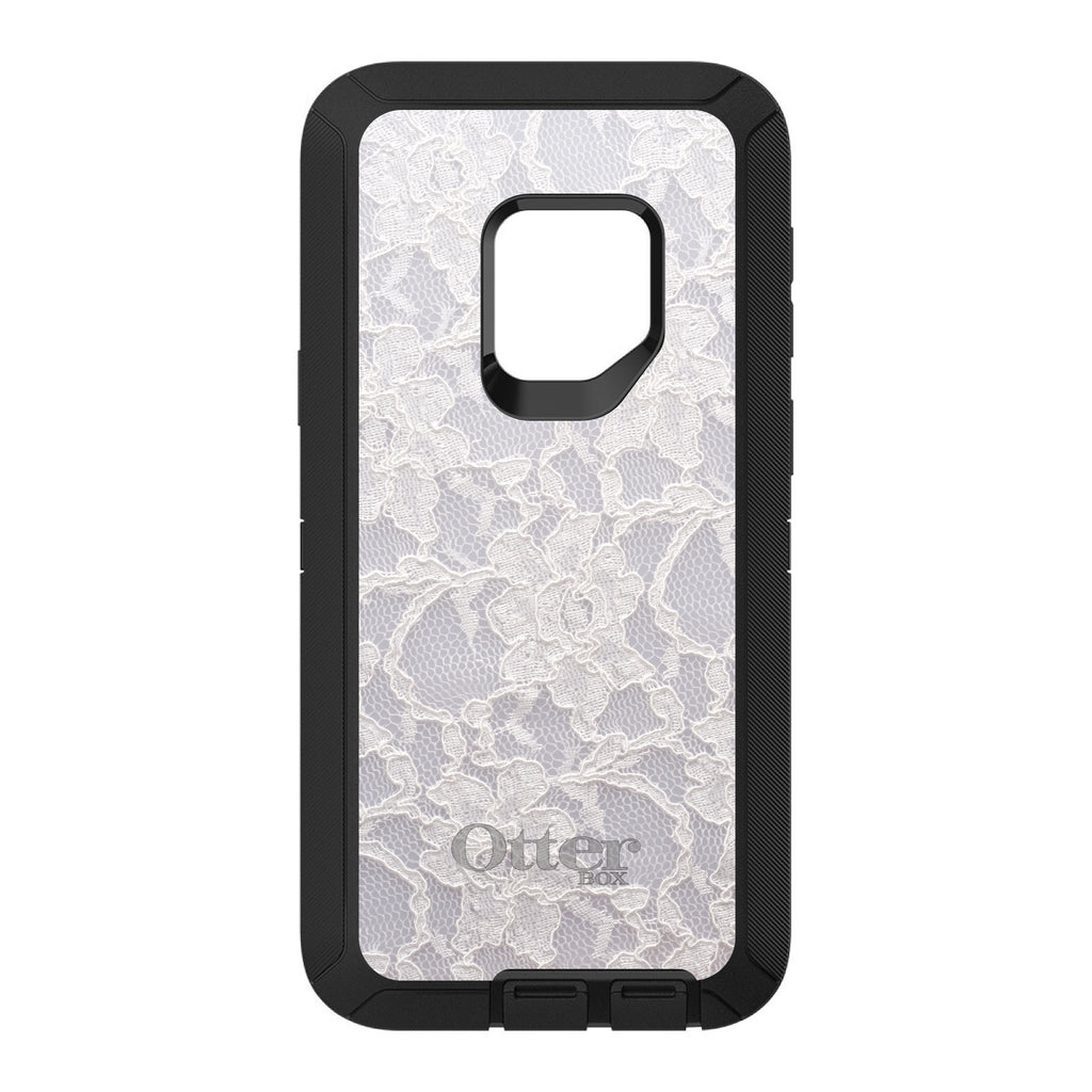 White Lace Wedding OtterBox Defender Case for iPhone & Galaxy, view 11