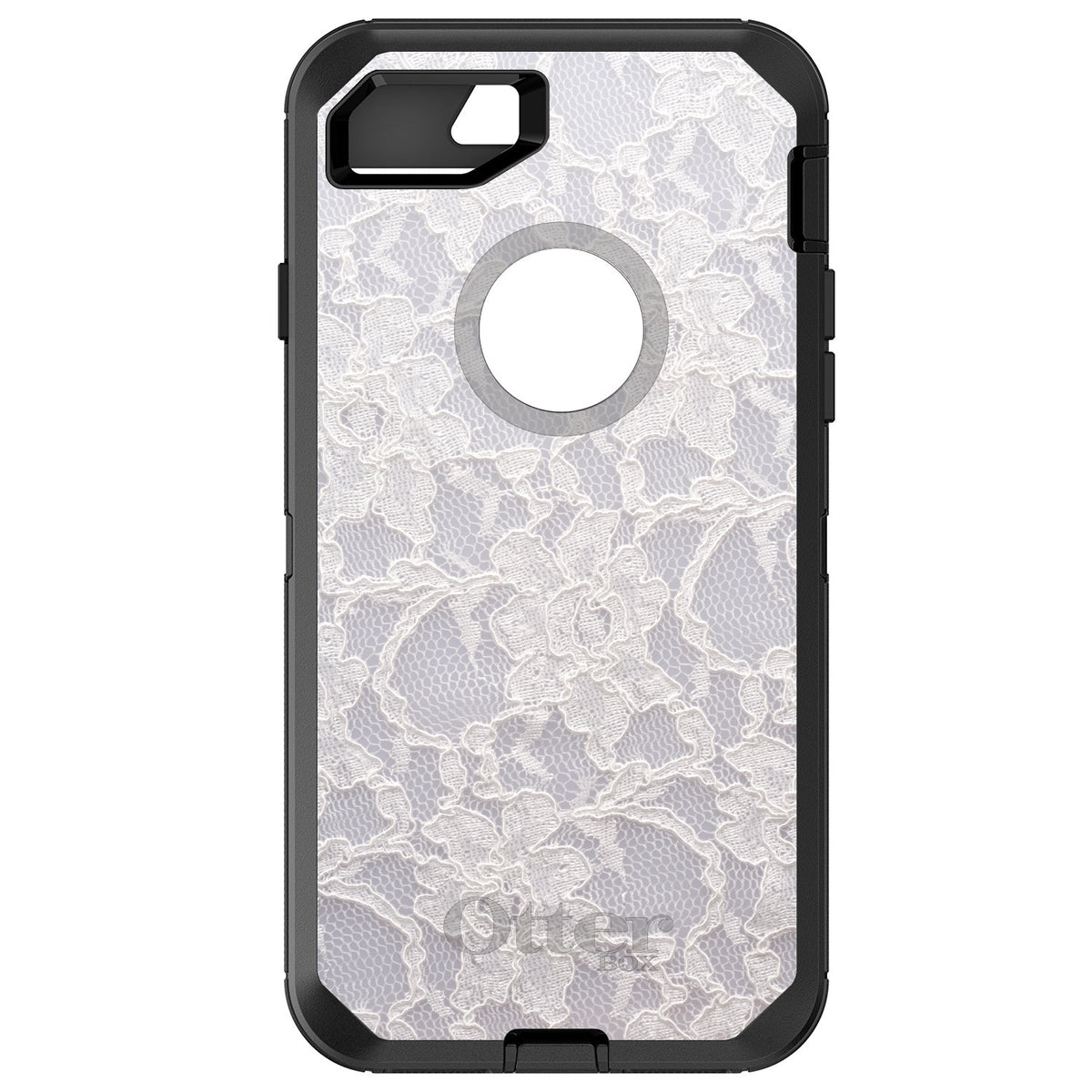 White Lace Wedding OtterBox Defender Case for iPhone & Galaxy