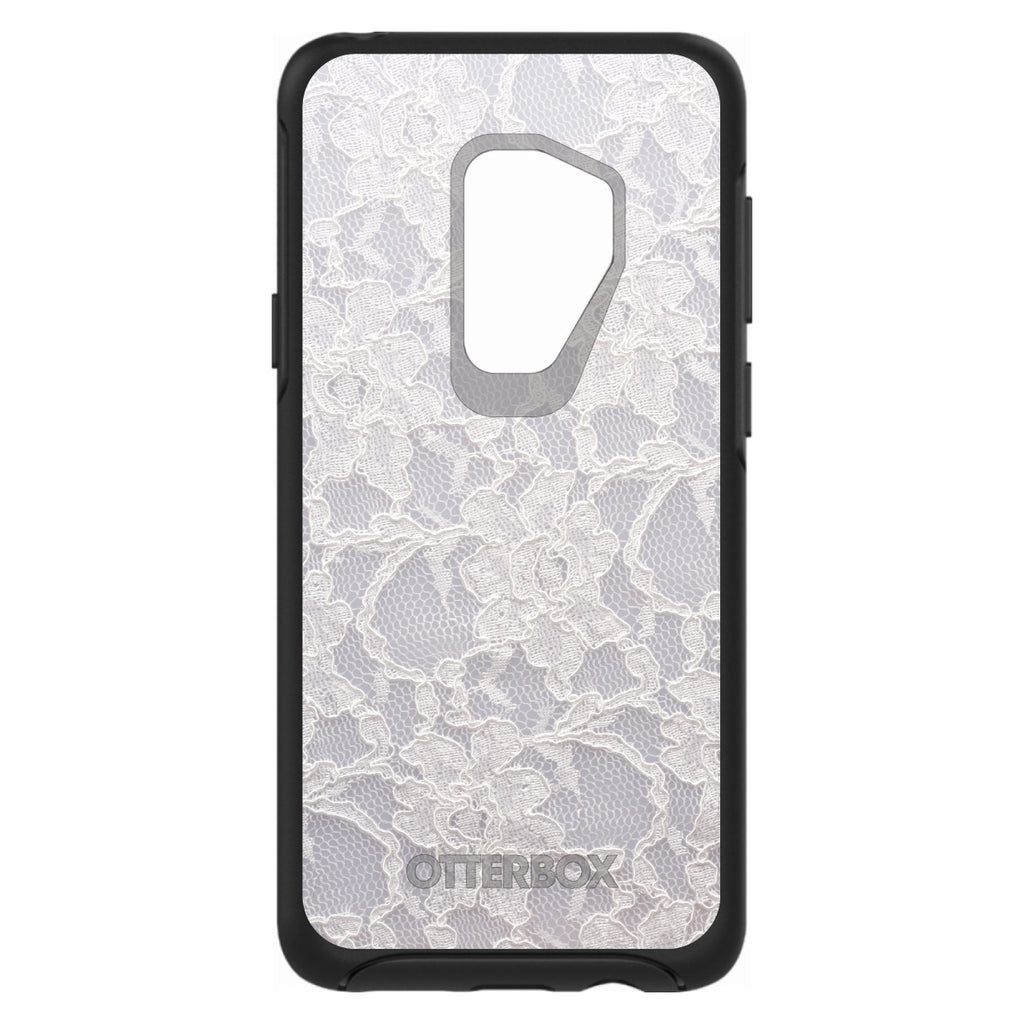 White Lace Wedding OtterBox Symmetry Case for iPhone & Galaxy, view 9