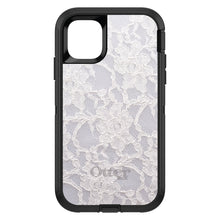 DistinctInk™ OtterBox Defender Series Case for Apple iPhone / Samsung Galaxy / Google Pixel - White Lace Wedding