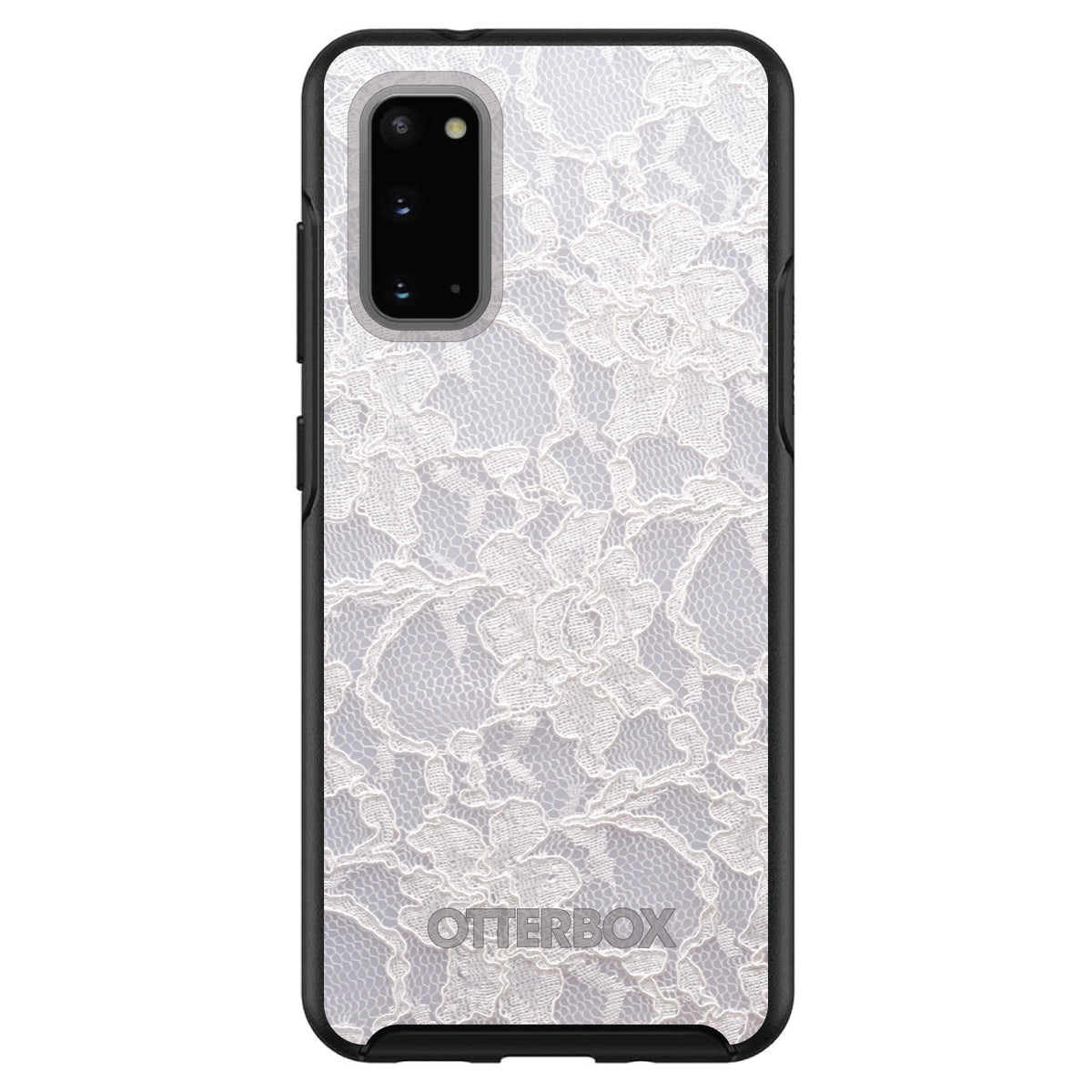 White Lace Wedding OtterBox Symmetry Case for iPhone & Galaxy, view 5