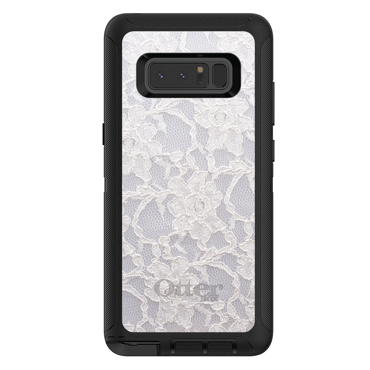 White Lace Wedding OtterBox Defender Case for iPhone & Galaxy, view 17