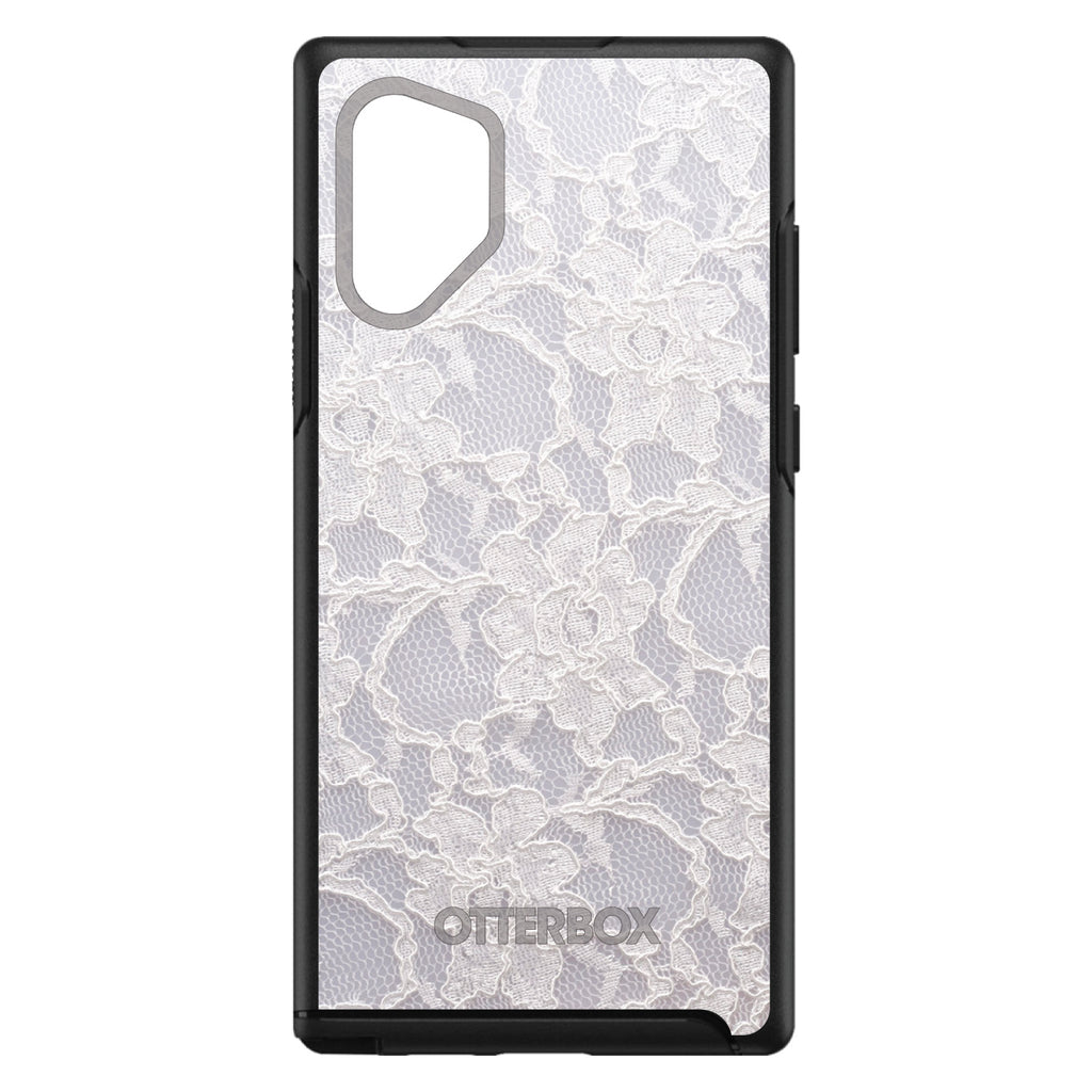 White Lace Wedding OtterBox Symmetry Case for iPhone & Galaxy, view 11