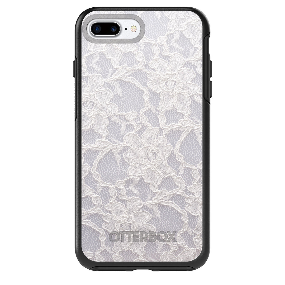 White Lace Wedding OtterBox Symmetry Case for iPhone & Galaxy, view 2