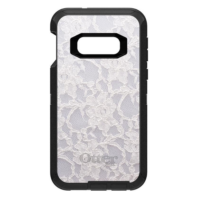White Lace Wedding OtterBox Defender Case for iPhone & Galaxy, view 10