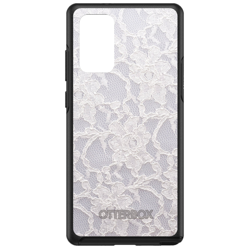 White Lace Wedding OtterBox Symmetry Case for iPhone & Galaxy, view 10