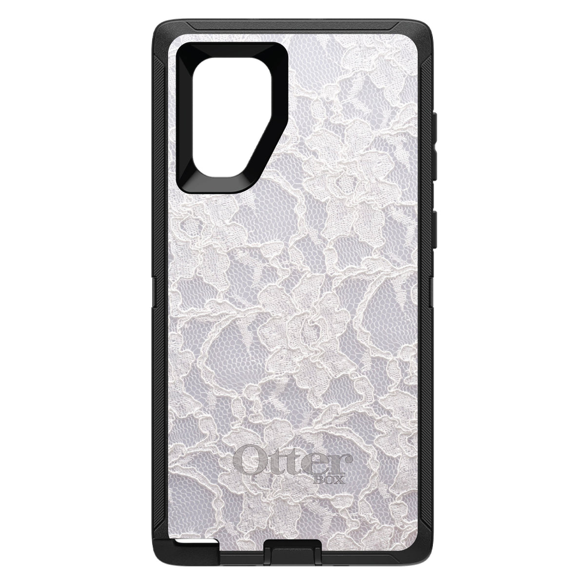 White Lace Wedding OtterBox Defender Case for iPhone & Galaxy, view 15