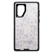DistinctInk™ OtterBox Defender Series Case for Apple iPhone / Samsung Galaxy / Google Pixel - White Lace Wedding