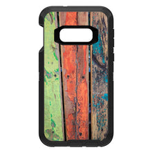 DistinctInk™ OtterBox Defender Series Case for Apple iPhone / Samsung Galaxy / Google Pixel - Rough Painted Wood