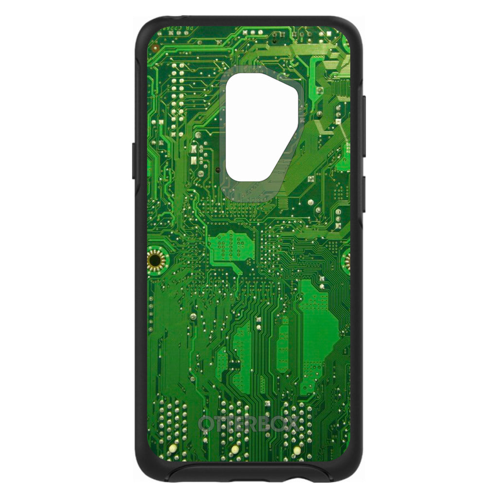 Green Circuit Board OtterBox Symmetry Case for iPhone & Galaxy, view 9