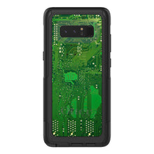 DistinctInk™ OtterBox Commuter Series Case for Apple iPhone or Samsung Galaxy - Green Circuit Board