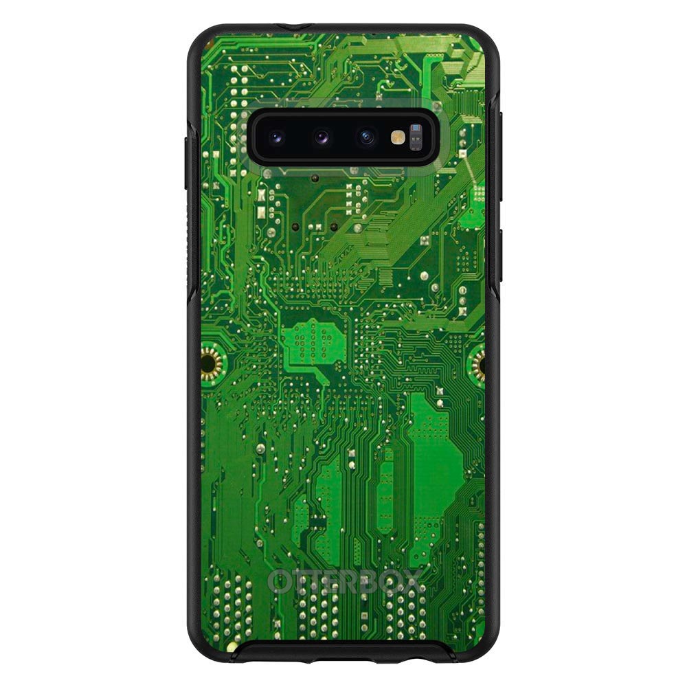 Green Circuit Board OtterBox Symmetry Case for iPhone & Galaxy, view 6