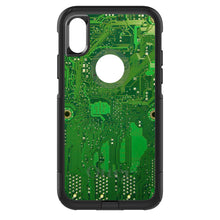 DistinctInk™ OtterBox Commuter Series Case for Apple iPhone or Samsung Galaxy - Green Circuit Board