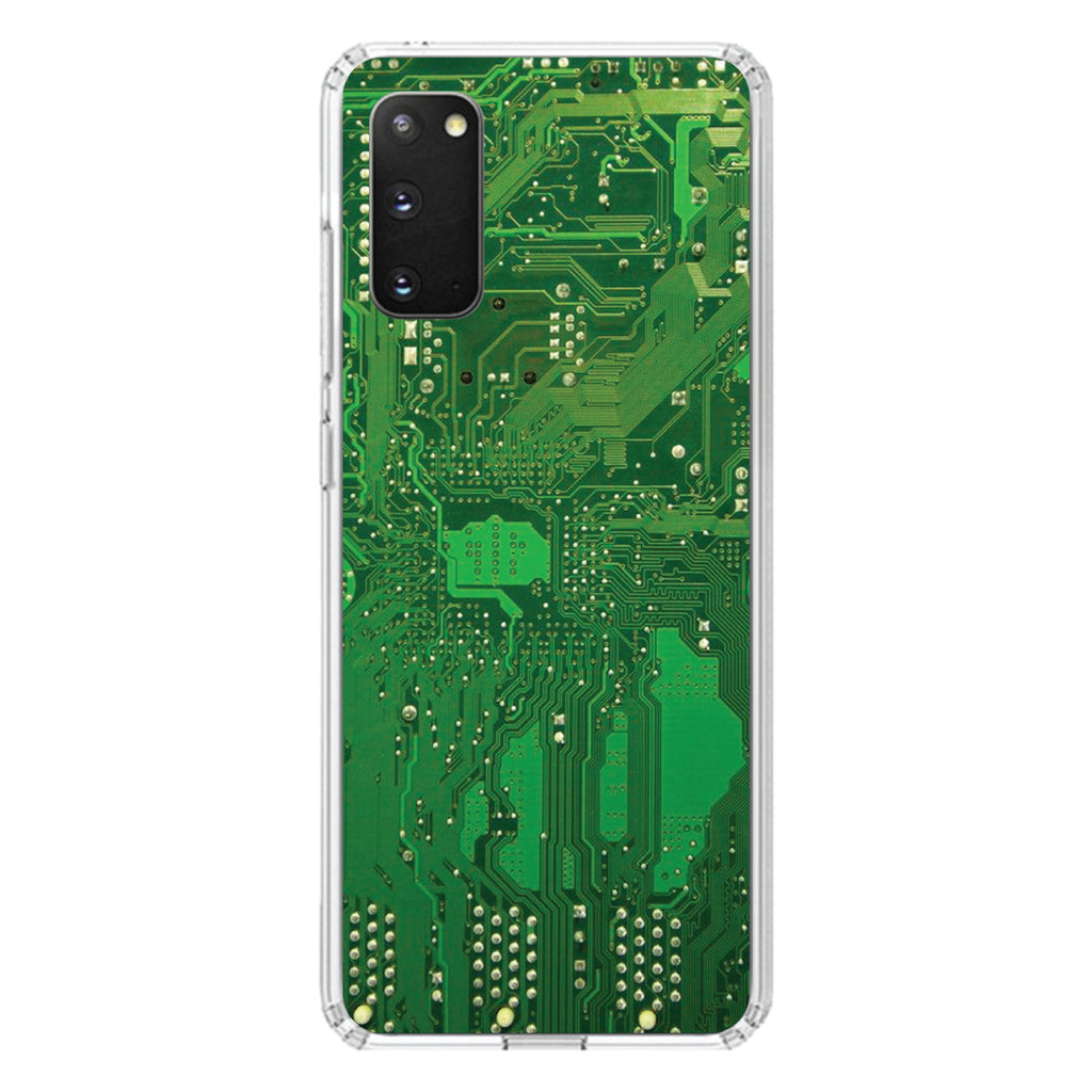 Green Circuit Board Image Clear Shockproof iPhone Case, view 15