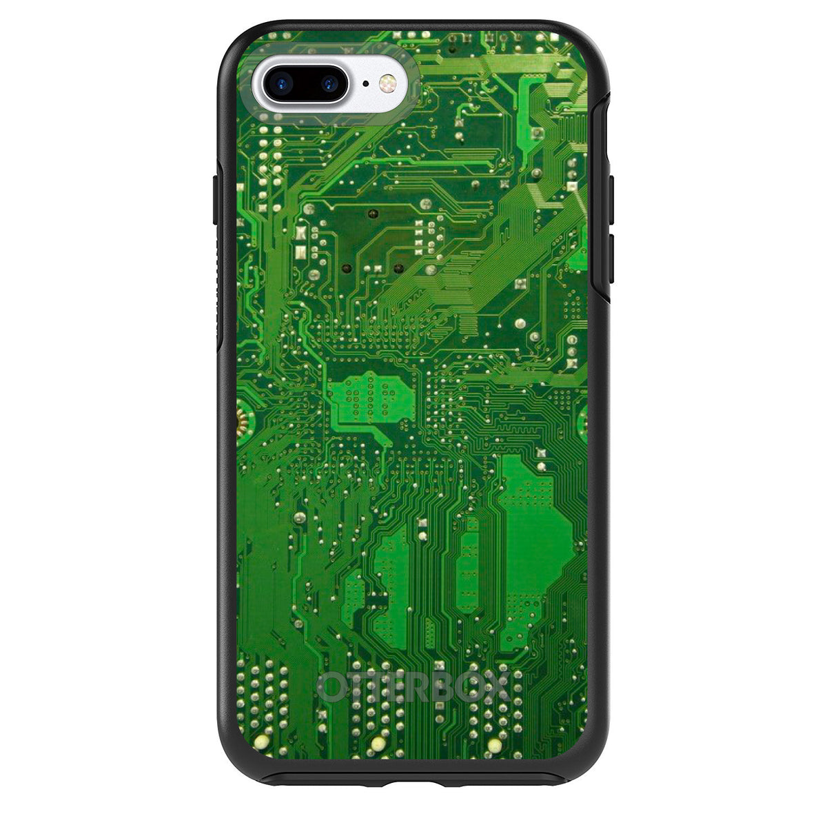 Green Circuit Board OtterBox Symmetry Case for iPhone & Galaxy, view 2