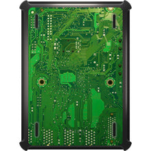DistinctInk™ OtterBox Defender Series Case for Apple iPad / iPad Pro / iPad Air / iPad Mini - Green Circuit Board