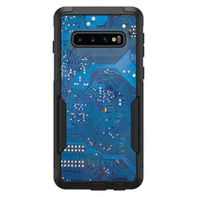 DistinctInk™ OtterBox Commuter Series Case for Apple iPhone or Samsung Galaxy - Blue Circuit Board