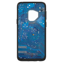 DistinctInk™ OtterBox Symmetry Series Case for Apple iPhone / Samsung Galaxy / Google Pixel - Blue Circuit Board