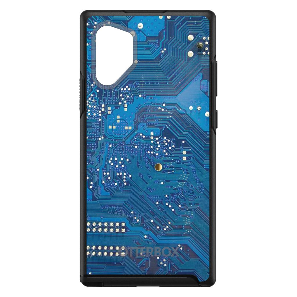Blue Circuit Board OtterBox Symmetry Case for iPhone & Galaxy, view 12