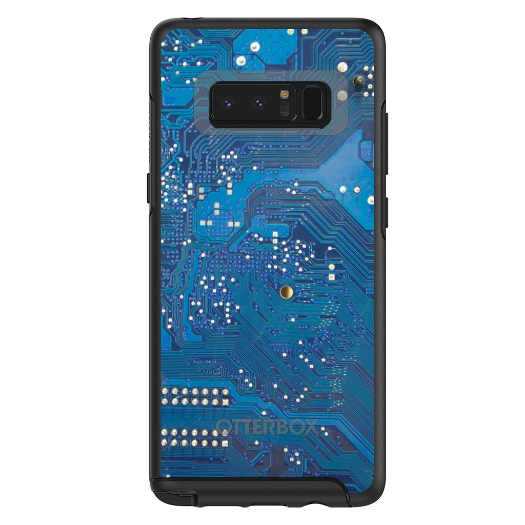Blue Circuit Board OtterBox Symmetry Case for iPhone & Galaxy, view 14