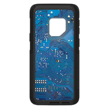 DistinctInk™ OtterBox Commuter Series Case for Apple iPhone or Samsung Galaxy - Blue Circuit Board