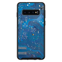 DistinctInk™ OtterBox Symmetry Series Case for Apple iPhone / Samsung Galaxy / Google Pixel - Blue Circuit Board