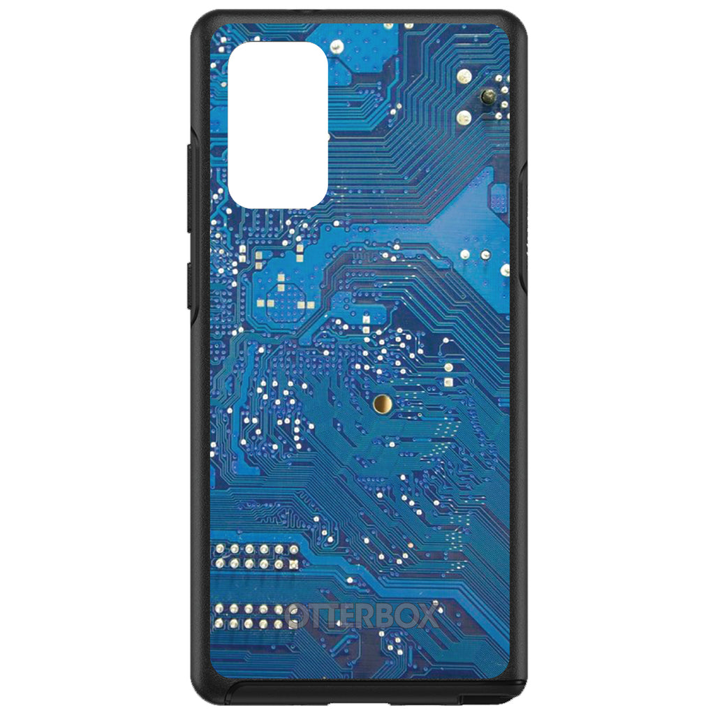 Blue Circuit Board OtterBox Symmetry Case for iPhone & Galaxy, view 10