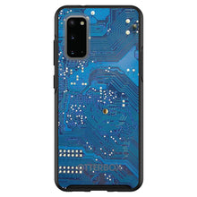 DistinctInk™ OtterBox Symmetry Series Case for Apple iPhone / Samsung Galaxy / Google Pixel - Blue Circuit Board