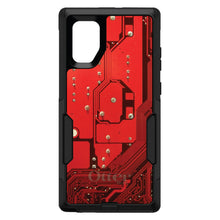 DistinctInk™ OtterBox Commuter Series Case for Apple iPhone or Samsung Galaxy - Red Circuit Board