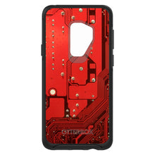 DistinctInk™ OtterBox Symmetry Series Case for Apple iPhone / Samsung Galaxy / Google Pixel - Red Circuit Board