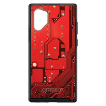 DistinctInk™ OtterBox Symmetry Series Case for Apple iPhone / Samsung Galaxy / Google Pixel - Red Circuit Board